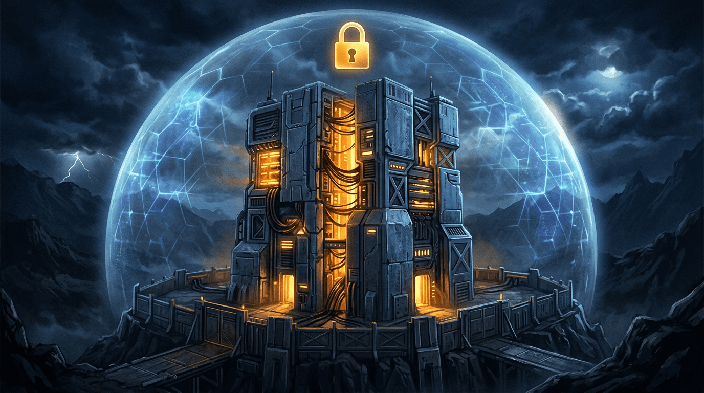 Server rack with a chatbot running locally